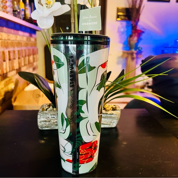 Starbucks Exclusive Alison Bremmer Floral Design Tumbler Cup New 2024 Release - Picture 14 of 16